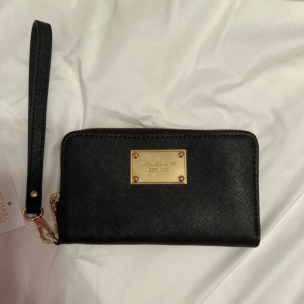 Michael Kors Black Wallet New With Tag